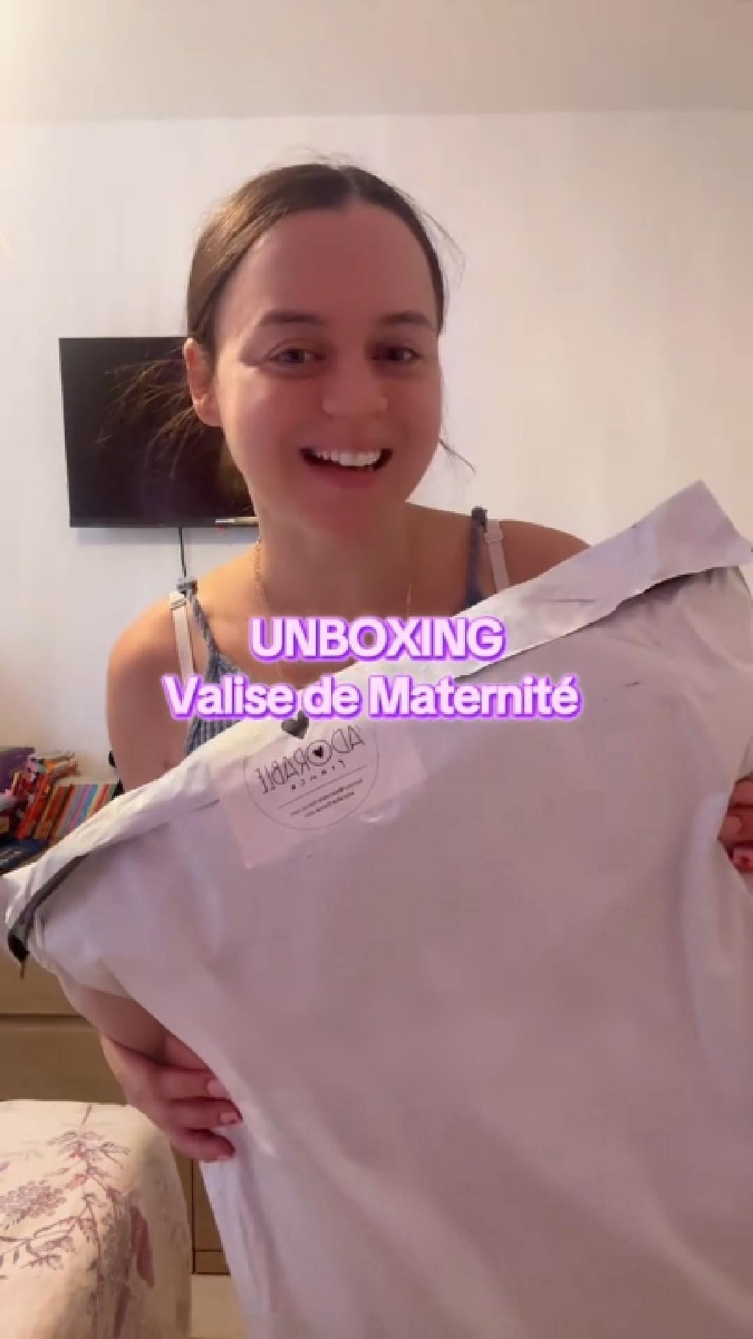 Unboxing et découverte de la Valise de maternité Merveille