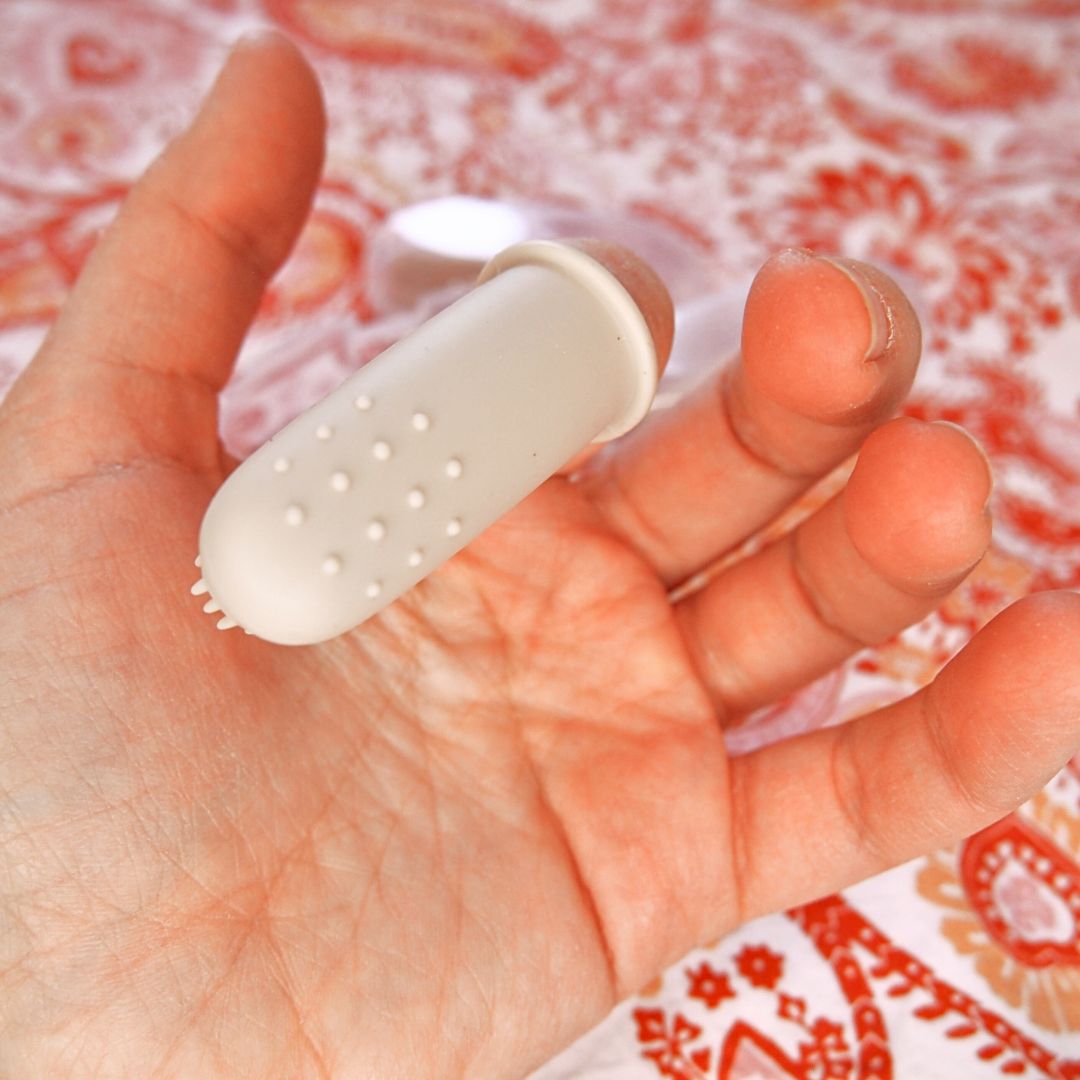 Set mit 3 weichen Babyzahnbürsten