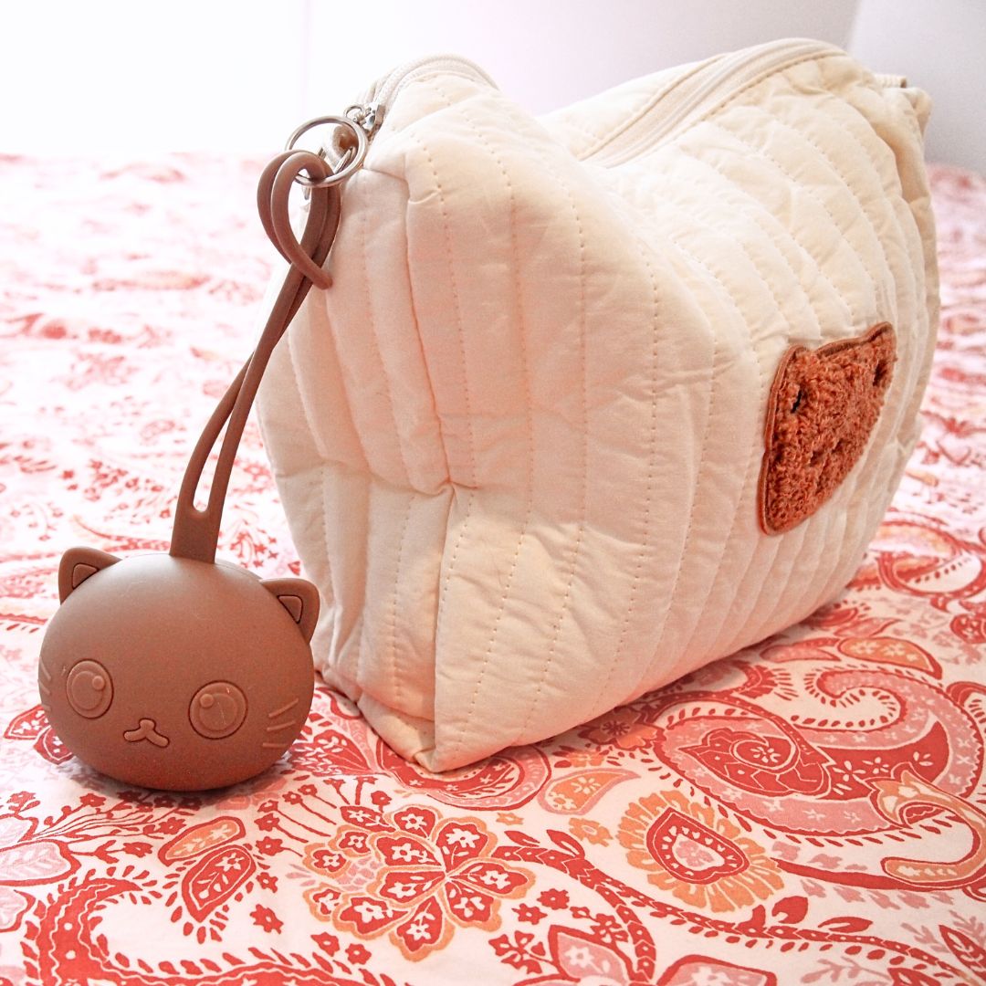 Teddybär-Tasche mit Kinderwagenbefestigungen